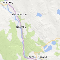 Map of Ballinluig