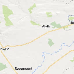 Map of Blairgowrie