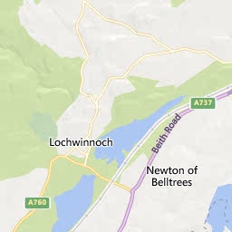 Map of Bridge Of Weir