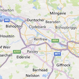 Map of Glasgow