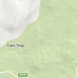 Map of Blaenau Ffestiniog