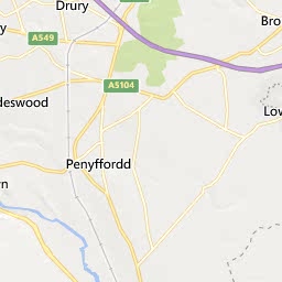 Map of Deeside