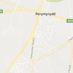 Map of Penyffordd