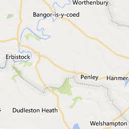 Map of Malpas