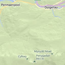 Map of Dolgellau