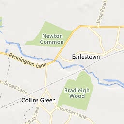 Map of Newton-Le-Willows