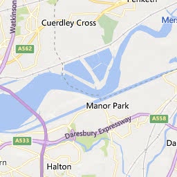 Map of Widnes