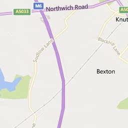 Map of Knutsford