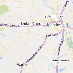Map of Macclesfield
