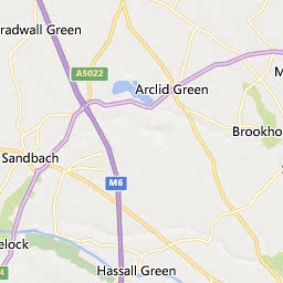 Map of Crewe