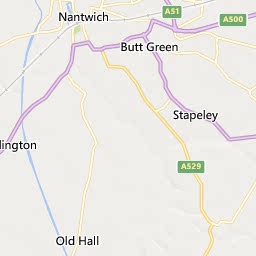 Map of Crewe