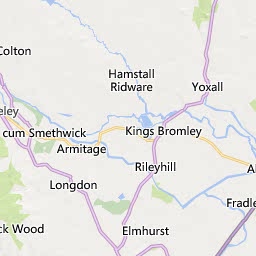 Map of Lichfield