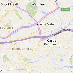 Map of Sutton Coldfield