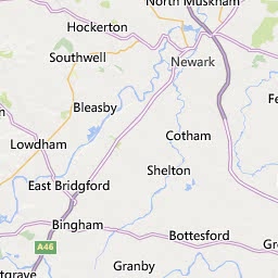 Map of Nottingham