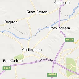 Map of Corby
