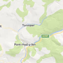 Map of Neath