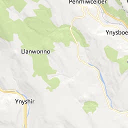 Map of Pontypridd