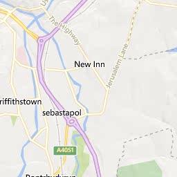 Map of Pontypool