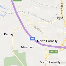 Map of Porthcawl