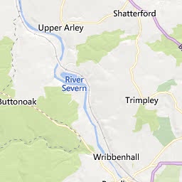Map of Bewdley