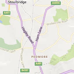 Map of Hagley