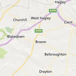 Map of Belbroughton