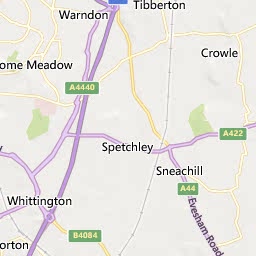 Map of Worcester