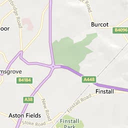 Map of Barnt Green