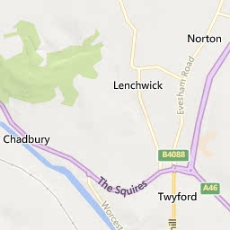Map of Evesham