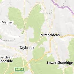 Map of Coleford