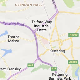 Map of Kettering