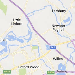 Map of Newport Pagnell