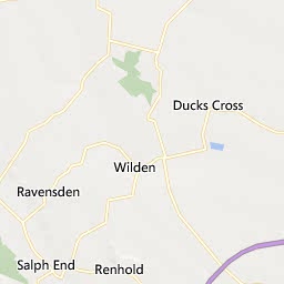 Map of Bedford