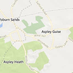 Map of Woburn Sands