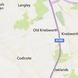 Map of Welwyn Garden City