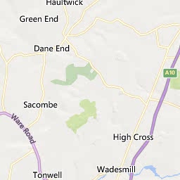 Map of Hertford