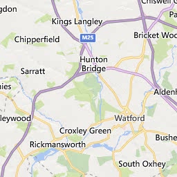 Map of Watford