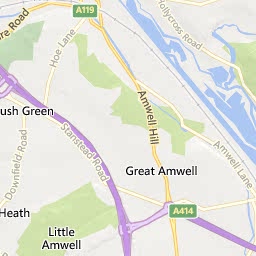 Map of Ware