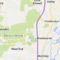 Map of Cheshunt