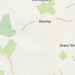 Map of Borehamwood