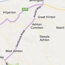 Map of Trowbridge