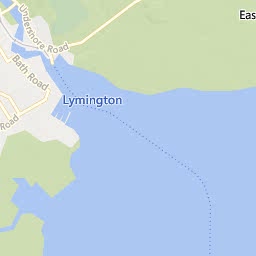 Map of Lymington