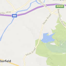 Map of Lower Earley