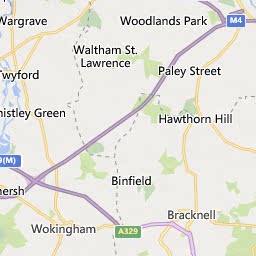 Map of Slough
