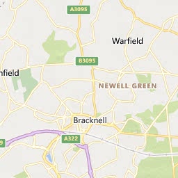 Map of Bracknell