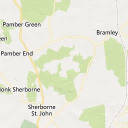 Map of Basingstoke