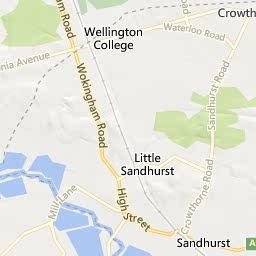 Map of Crowthorne