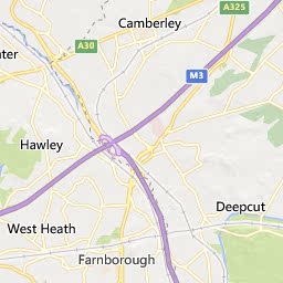 Map of Aldershot