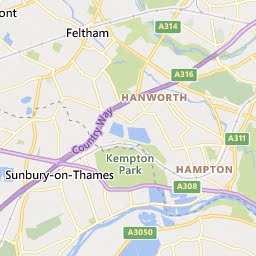 Map of Walton-On-Thames