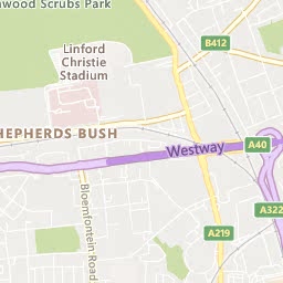 Map of Ladbroke Grove